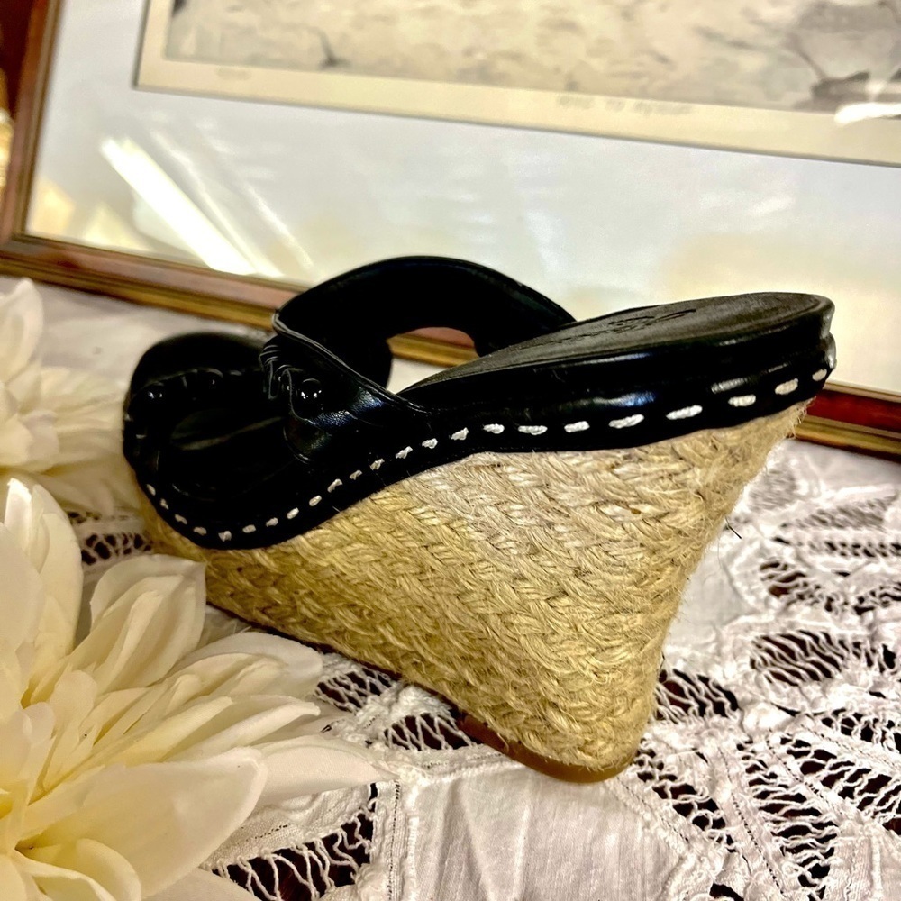 ZODIAC BEADED LEATHER ESPADRILLES - Picture 4 of 6